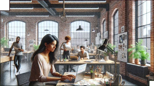 Designer working on 3D product animation